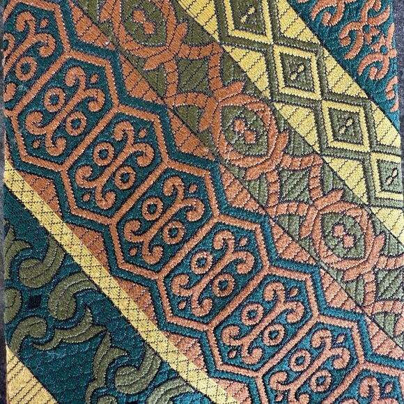 Vintage Ernst San Francisco Geometric Tie Retro Rockabilly Maximalist Union Made - Picture 4 of 6